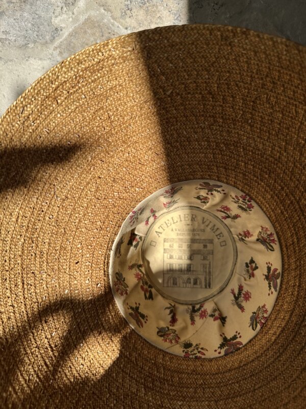 “VALLABRÈGUES” STRAW HAT, ATELIER VIME EDITIONS - Image 2