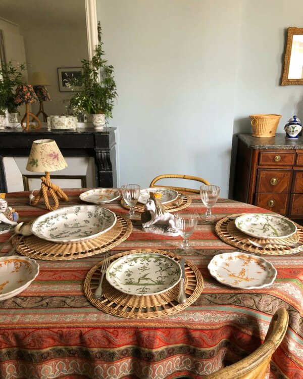 SET ET CENTRE DE TABLE « BOULBON », Atelier Vime Éditions – Image 2