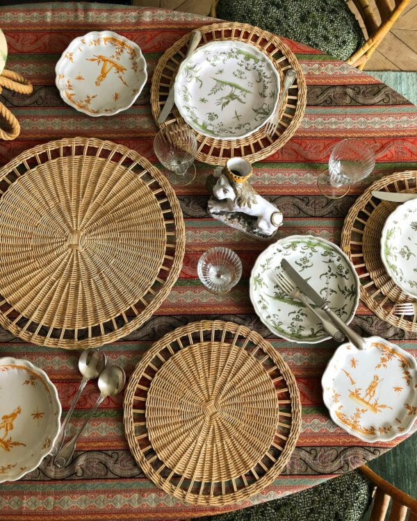 SET ET CENTRE DE TABLE « BOULBON », Atelier Vime Éditions