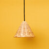 SUSPENSION «SOLO»CÔNE EN OSIER, Petit modèle, Atelier Vime Editions