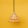 SUSPENSION «SOLO»CÔNE EN OSIER, Petit modèle, Atelier Vime Editions – Image 2