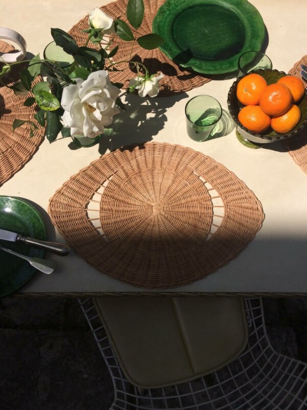 SET DE TABLE & CENTRE DE TABLE « L’OEIL », Atelier Vime Éditions – Image 3